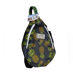 NWT Kavu Ropesicle Pineapple Party Sling Bag Outdoors H2O Resistant Crossbody